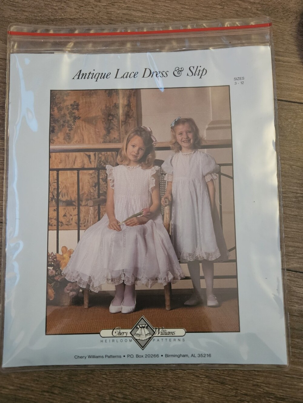 Antique Lace Kids Dress & Slip Pattern - White Cherry Williams